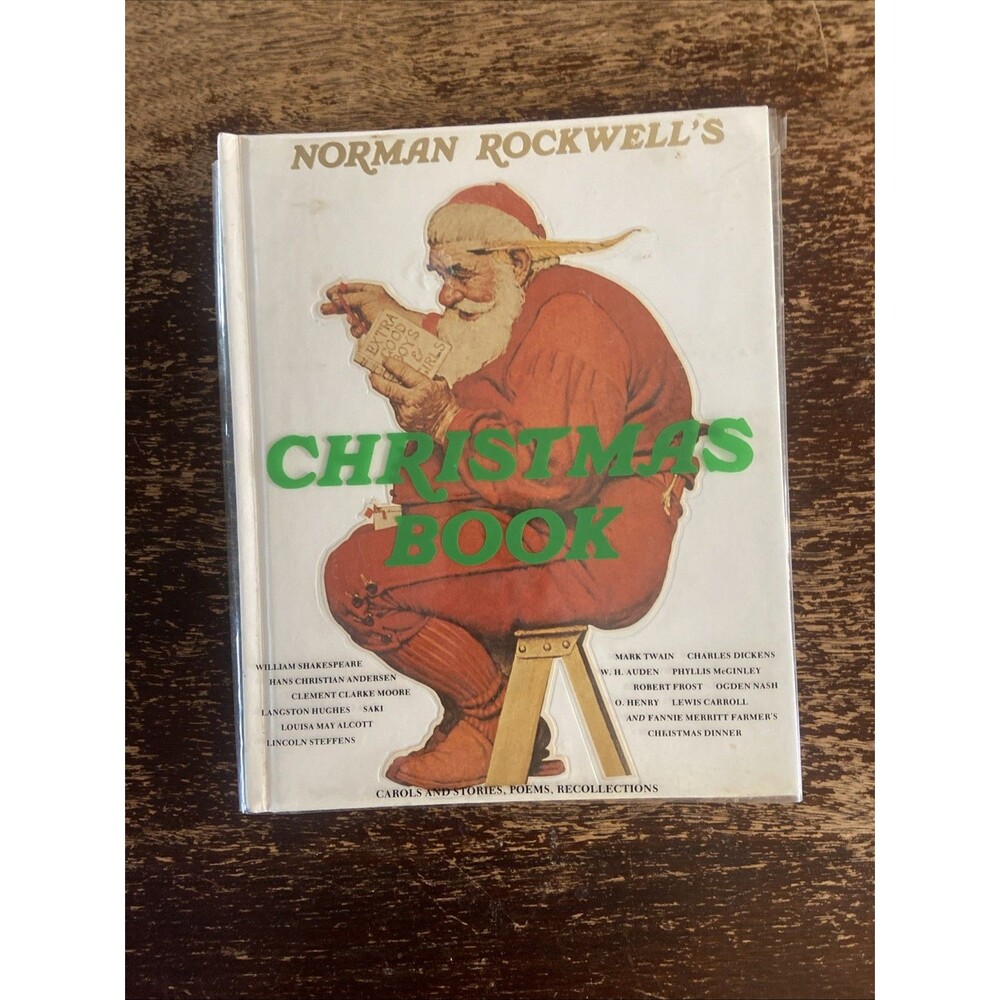 Norman Rockwell's Christmas Book by Norman Rockwell Hardcover 1977